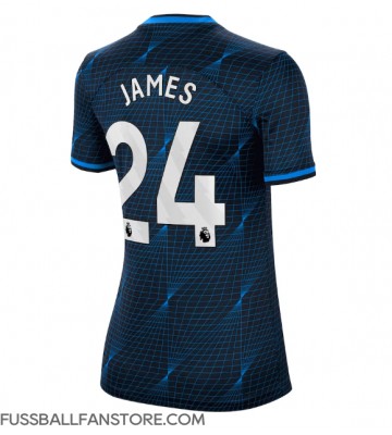 Chelsea Reece James #24 Replik Auswärtstrikot Damen 2023-24 Kurzarm